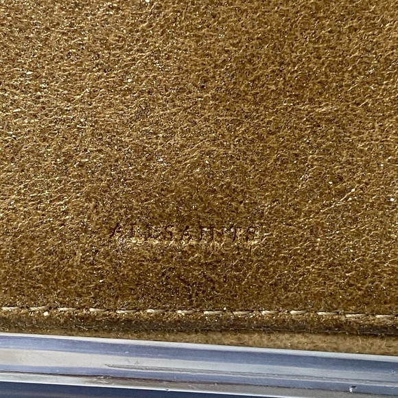 All saint’s | Gold glitz wallet clutch combo - leather - Picture 3 of 9